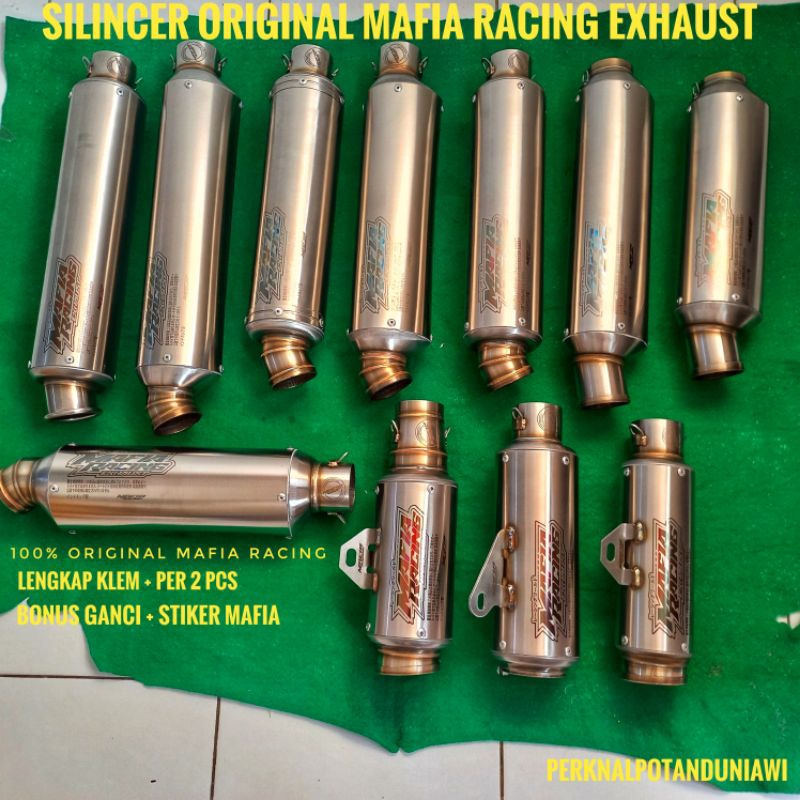 PROMO ,SILINCER MAFIA RACING BERBAGAI MODEL ORIGINAL MAFIA RACING EXHAUST