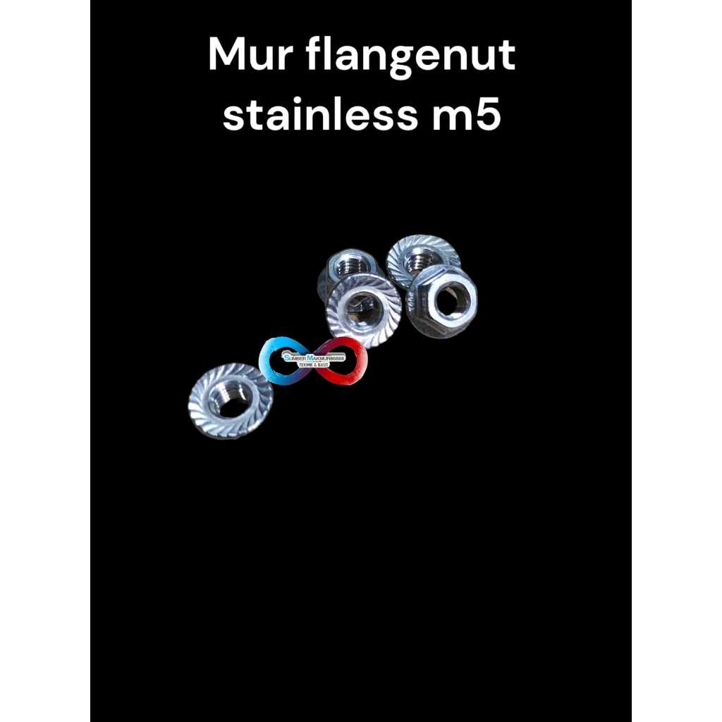 Mur Flange stainless m5