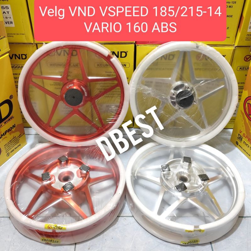 VELG RACING VND V SPEED VARIO 160 ABS LEBAR 185/215 Ring 14 velek vnd Vspeed vario 160 abs new