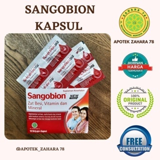 SANGOBION TABLET TAMBAH DARAH SANGOBION KAPSUL -STRIP