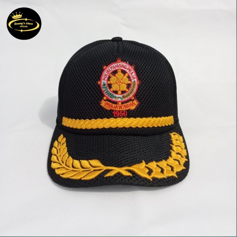 Topi SATPOL-PP Padi Kapas Free Nama | Topi Jaring Satpol-PP | Topi POL-PP | SATPOL-PP | POL-PP | SAT