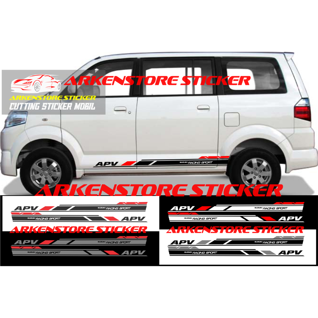 Sticker suzuki apv sticker stiker mobil APV sticker list apv