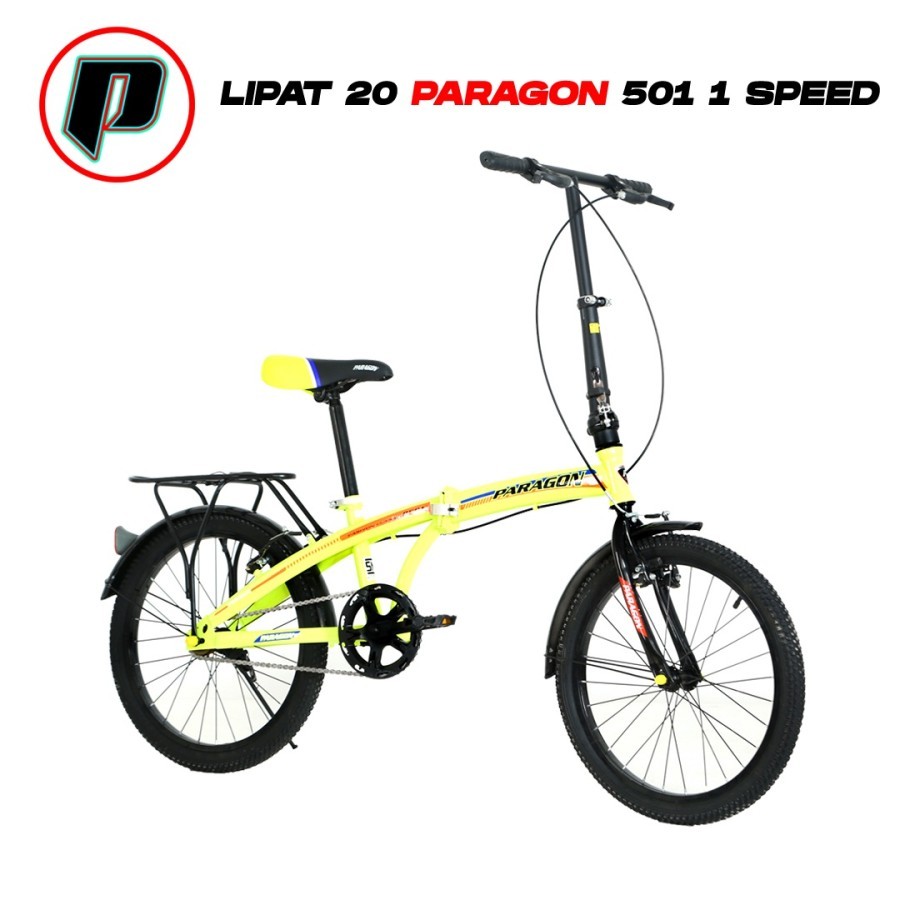 SEPEDA LIPAT UKURAN 20 INCH PARAGON P501 SINGLE SPEED