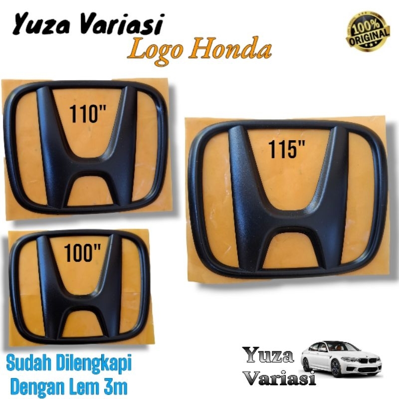 Logo Bagasi Honda BRIO Original/ Logo Emblem Belakang Honda BRIO/ Logo Kembang/ Logo H Honda//Logo H