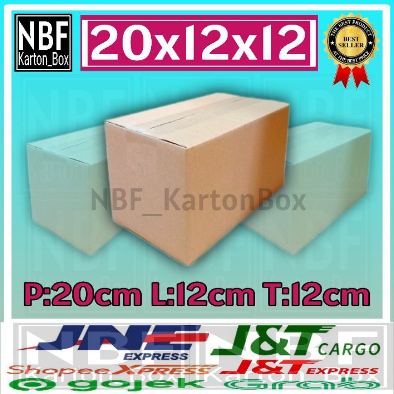 

KartonBox 20x12x12 cm,Kardus Packing Serbaguna,Pembungkus Paket dll