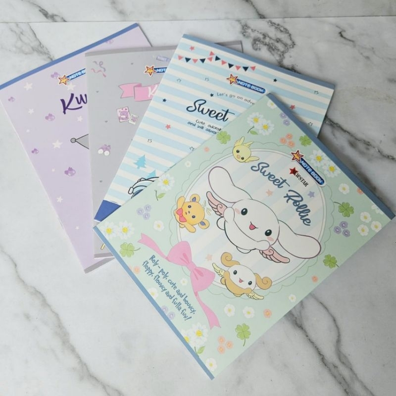 

MARKASSHOP66-- NEWSTAR 38 LEMBAR BUKU TULIS SANRIO LUCU KUROMI CINNAMOROL ISI 10