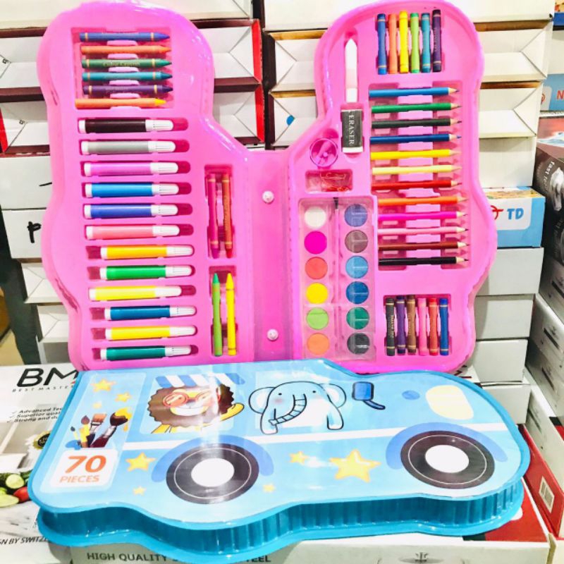 

CRAYON SET ISI 70 MOTIF MOBIL / ALAT PENGGAMBAR GAMBAR MEWARNAI / PENSIL WARNA /ALAT TULIS