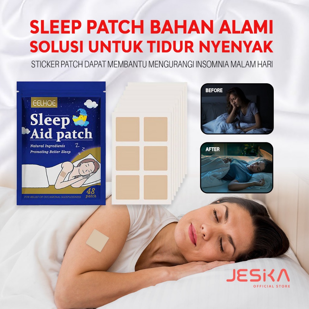 Sleep aid patch eelhoe sticker plaster good night tidur nyenyapria Wanita sleep well original bantu 