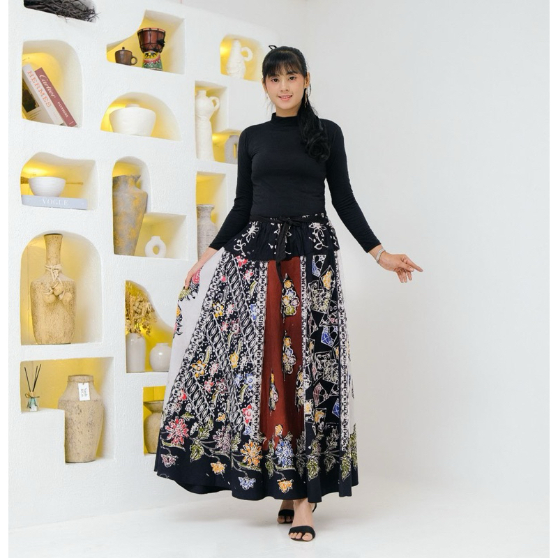 ROK BATIK PAYUNG JUMBO PANJANG LEBAR DEWASA BAWAHAN BATIK CAP PREMIUM
