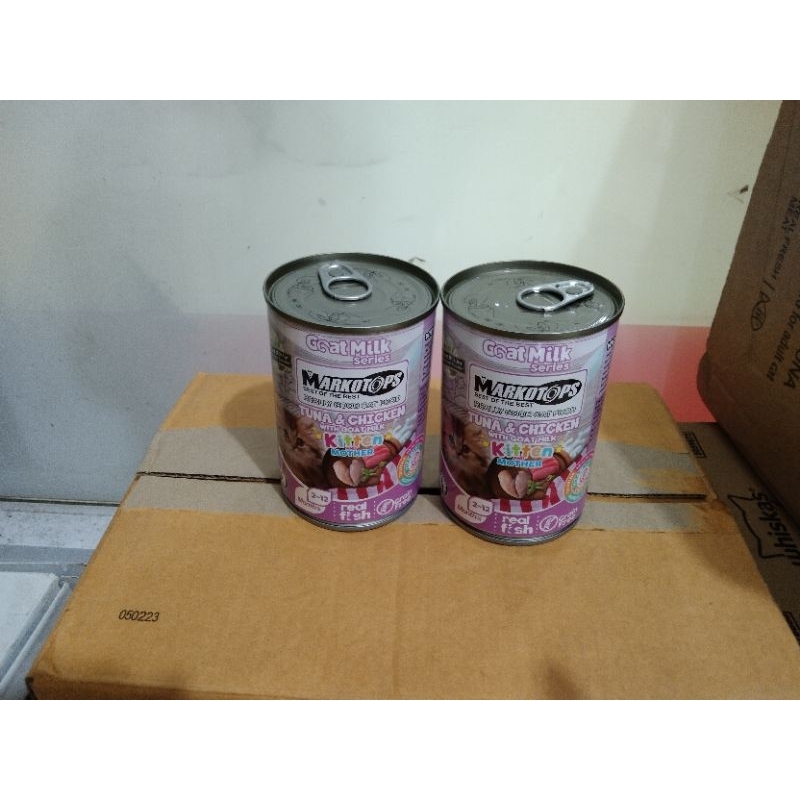Markotops kaleng Tuna & Chiken kitten 400gr