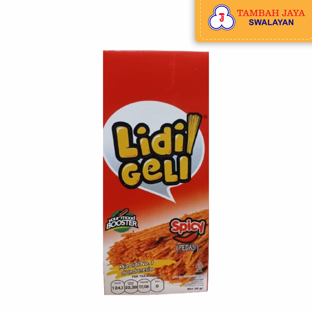 

Mie Lidi Geli Rasa Spicy 90gr