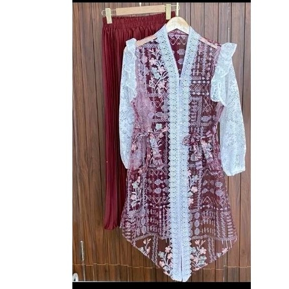 Desara Outer + Rok ( Baju setelan)