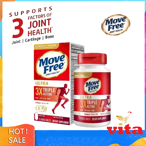 Schiff Move Free Ultra 3x Triple Action Joint Cartilage Bone Tulang Sendi