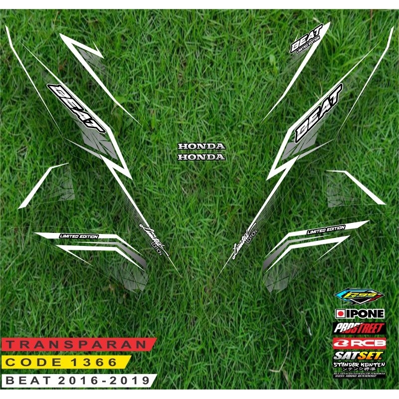 striping transparan BEAT FI  2016-2019