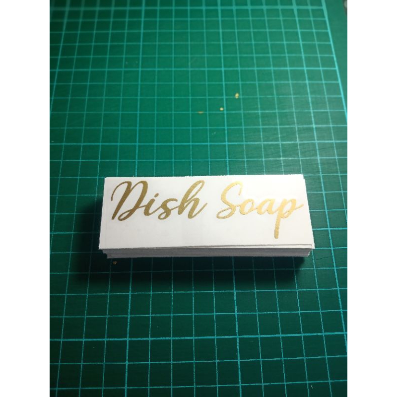 

Sticker Cutting Dish Soap stiker murah