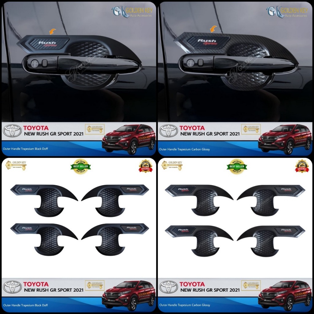 Outer Handle New Rush 2021 Mangkok Pintu Trapesium