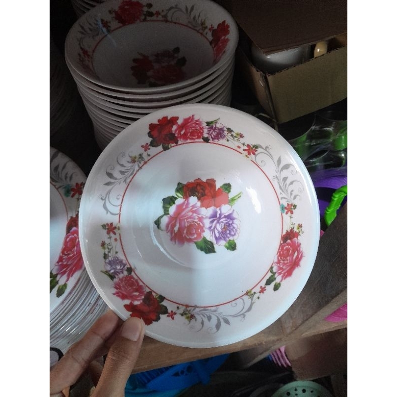 PIRING/MANGKOK MELAMIN TEBAL/LUSIN