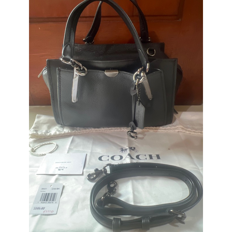 Preloved Coach Dreamer Full Black, Authentic ✨
