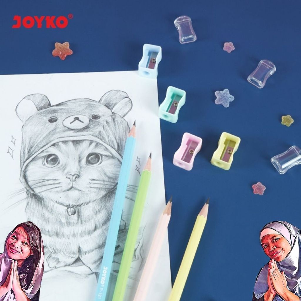 

Rautan Pensil Joyko SP-362PTL Satuan / Serutan Pensil / Pencil Sharpener Pastel