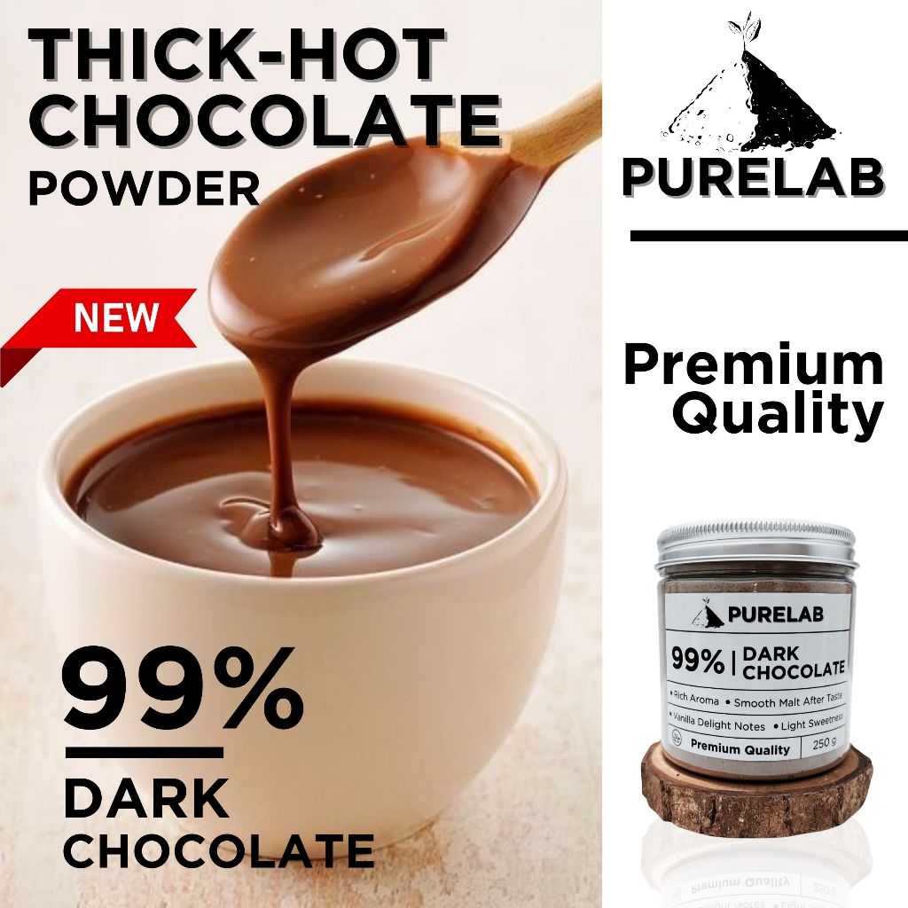 

HOT CHOCOLATE POWDER - THICK AND CREAMY - PURELAB