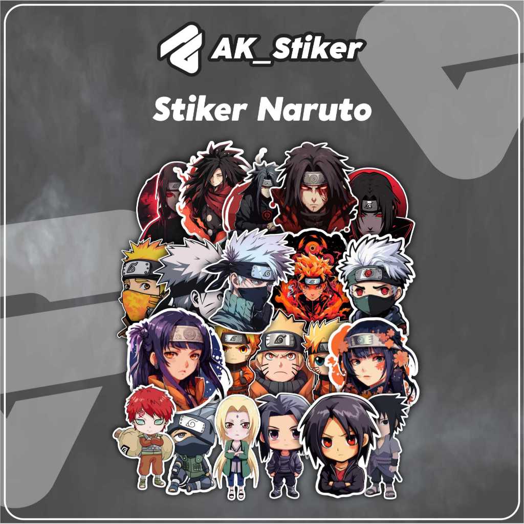 

COD Stiker Anime Naruto Paper Vinyl Waterproof Dekor Sticker Pack Laptop Helm Casing Hp Diary Book Journal