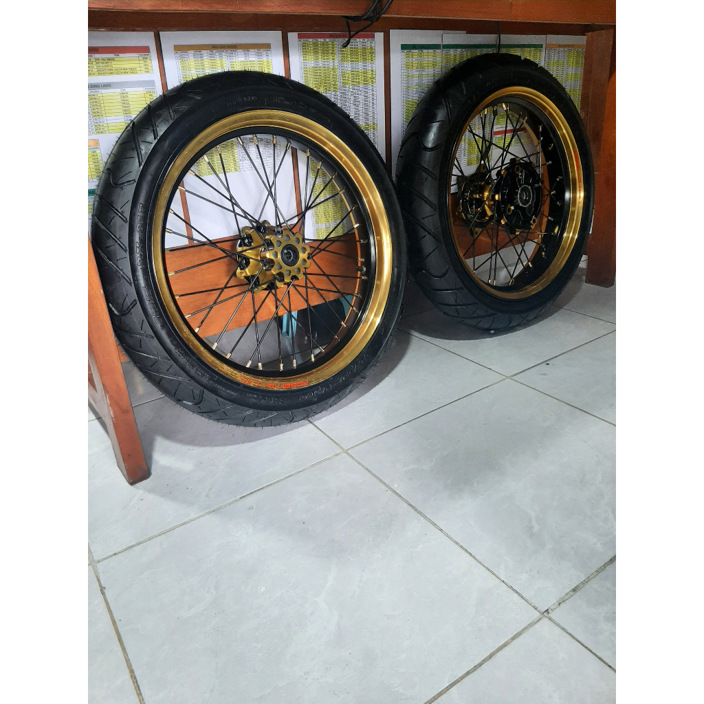 Ban Set Supermoto CRF 300/350 Ban IRC baru