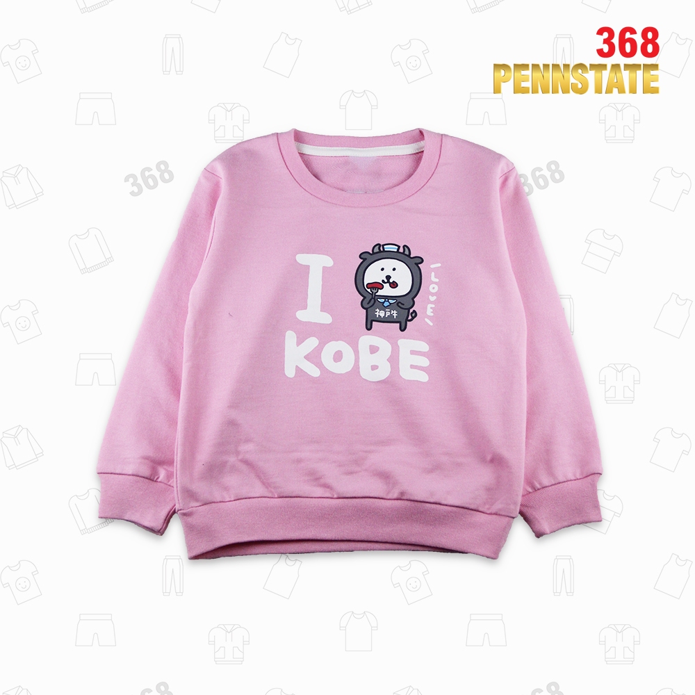368 PENNSTATE Baju Sweater Anak Bear Series I Love Kobe