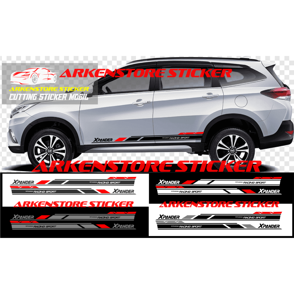 Sticker mitsubishi xpander sticker stiker mobil xpander sticker list xpander