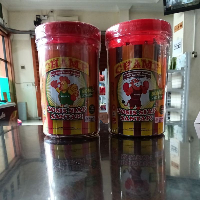 

Champ sosis ayam & sapi toples (24+2 pcs)