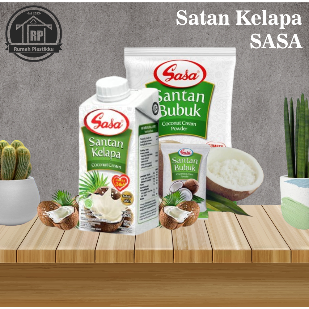 

SASA Santan Kelapa Langsung Pakai / Santan Cair 200 ml / Santan Bubuk 1pcs 20gr