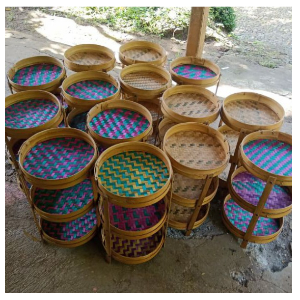 Tempat Bumbu Tempat Bawang Anyaman Bambu Murah