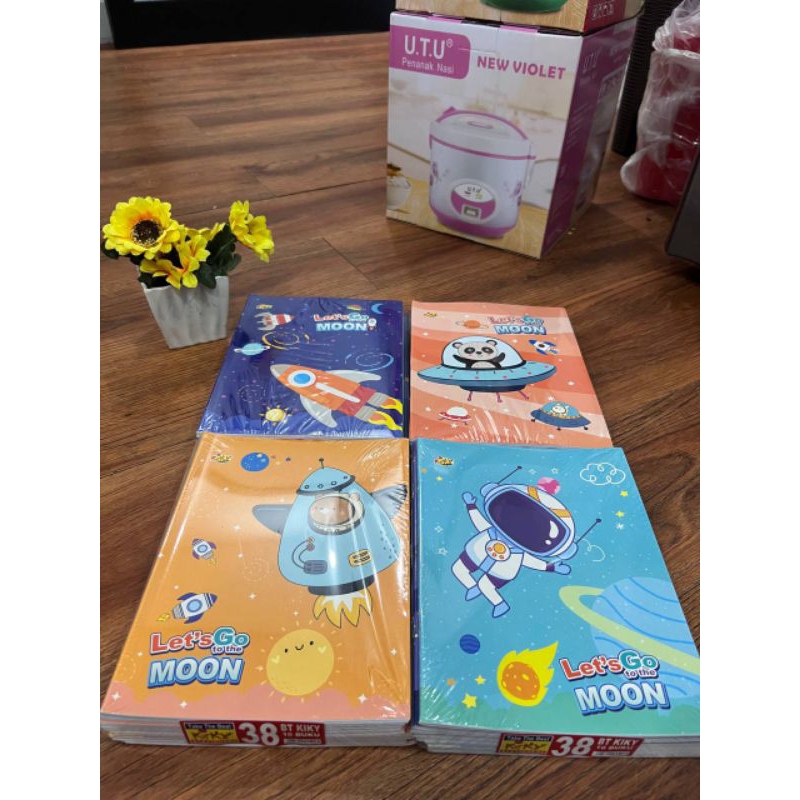 

10 Buku Kiki 38 lembar ( 1 pack ) Motif random