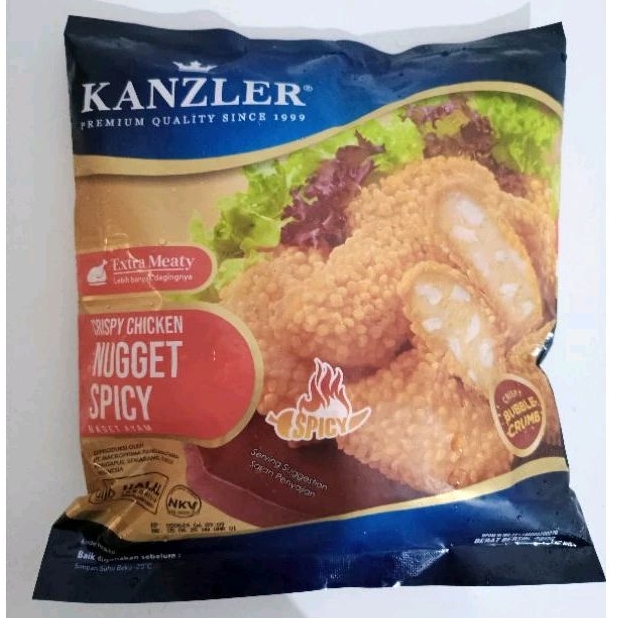 

Kanzler Crispy Nugget Spicy (Pedas) 450 gram