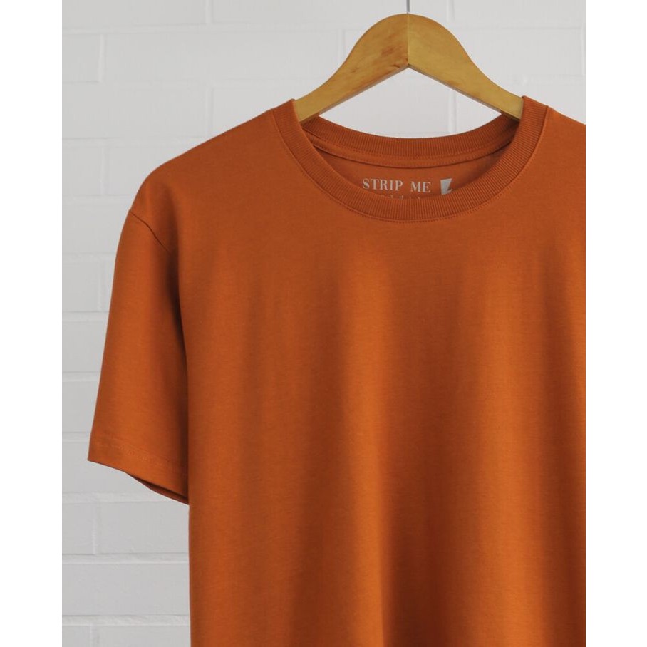 KAOS POLOS DEWASA TERACOTA MERAH BATA