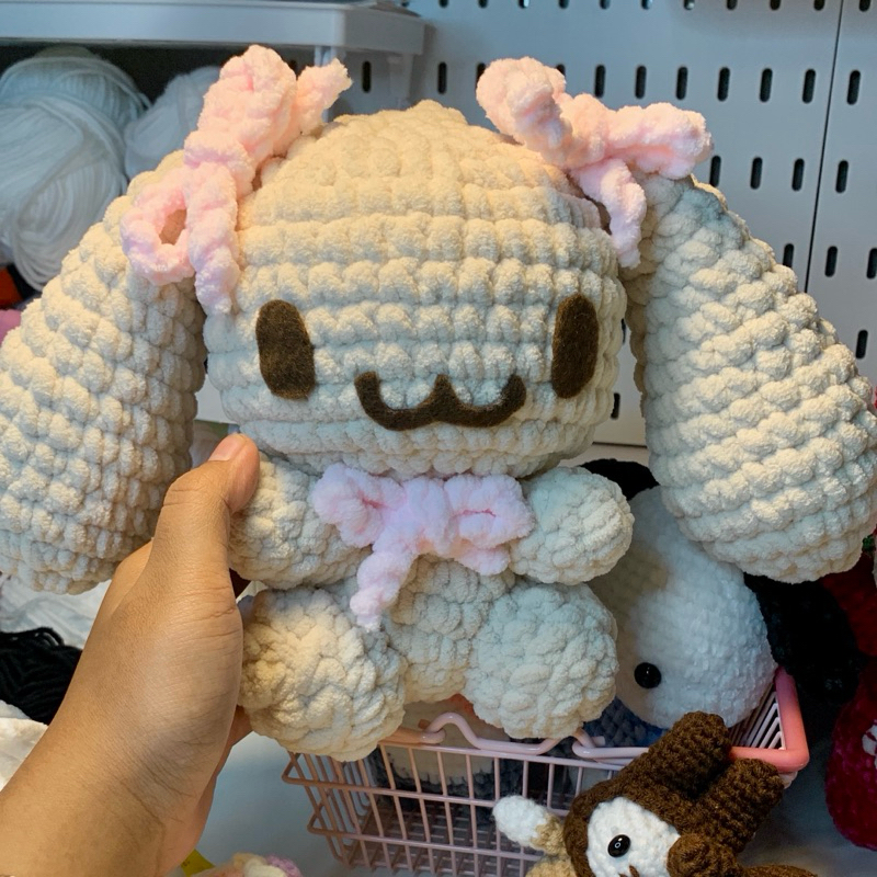Amigurumi cinnamorol jumbo | boneka rajut cinnamoroll