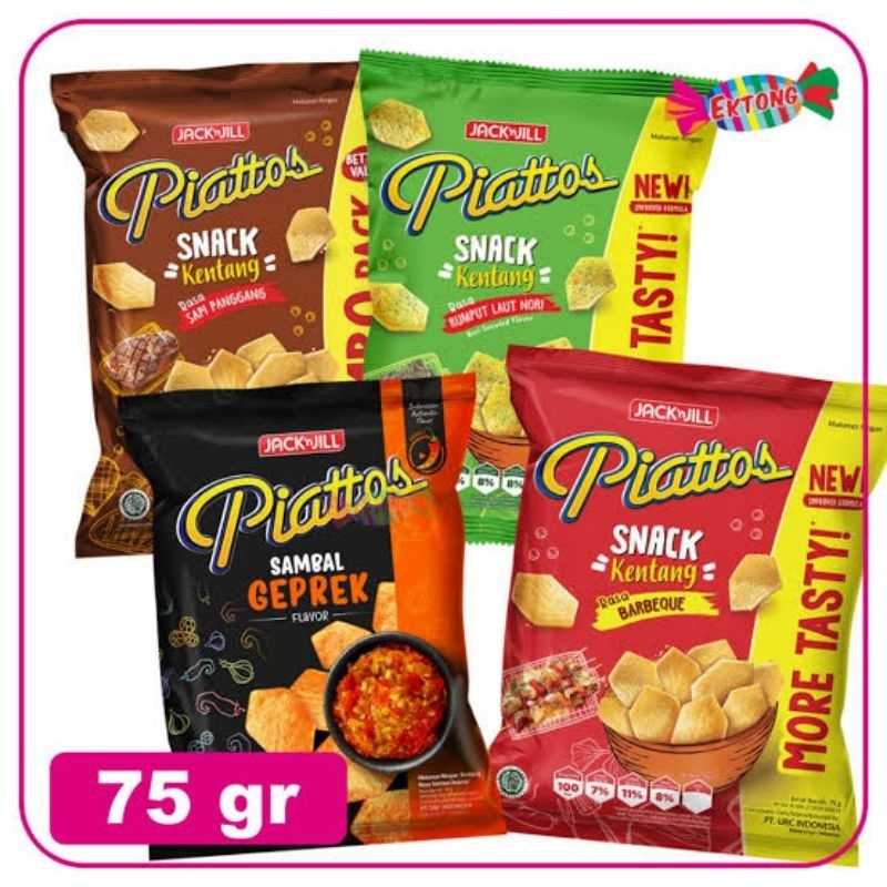 

Piattos Snack Keripik Kentang 68gr