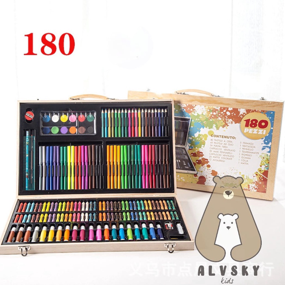 

KODE U4K7 ART FULL SET 18 PCS KRAYON MENGGAMBAR MEWARNAI ANAK PENSIL WARNA PERLENGKAPAN