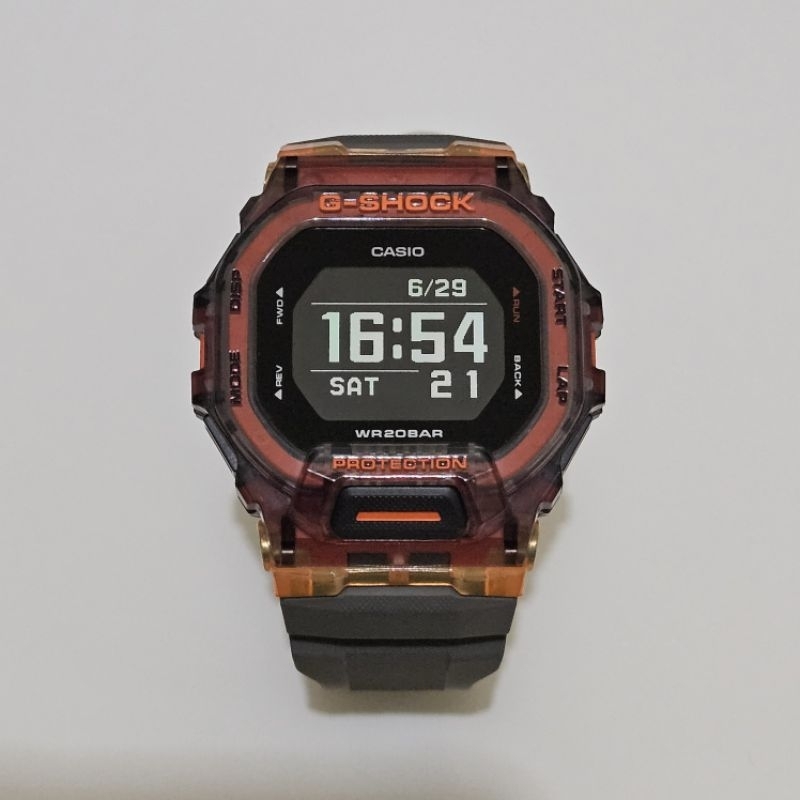 Jam Tangan Casio G-Shock GBD-200 Orange Garansi Resmi