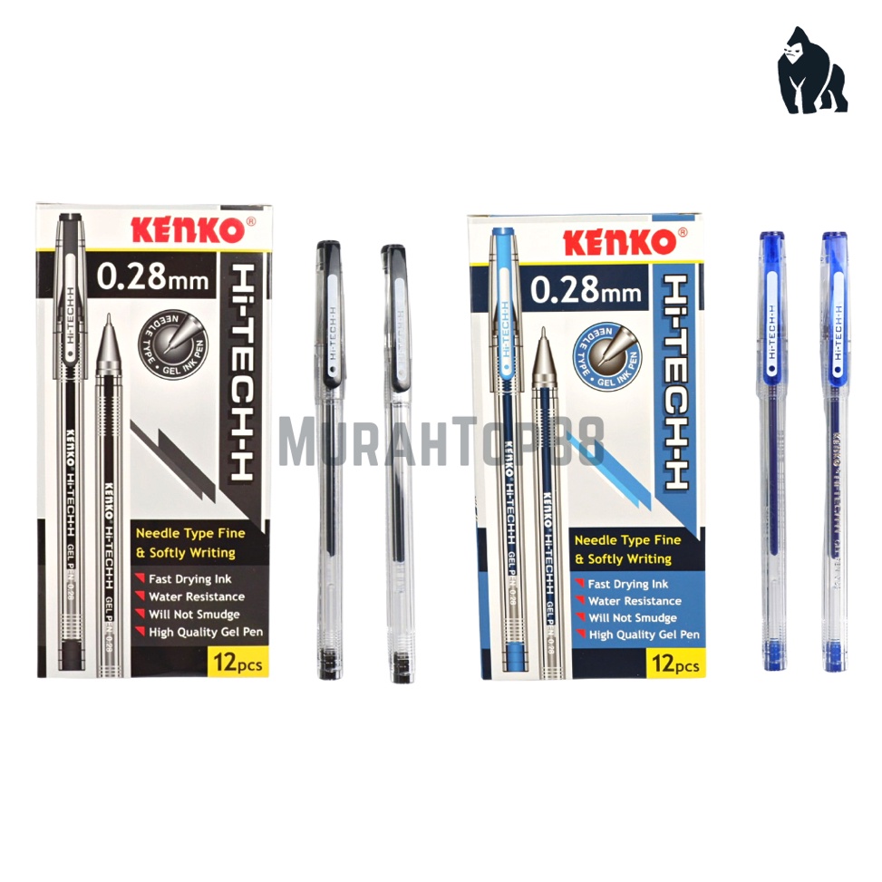 

KODE I7B9 Pulpen Kenko Hi Tech 28 mm Ballpoint Pen Tinta Gel HiTechH 28mm PER LUSIN