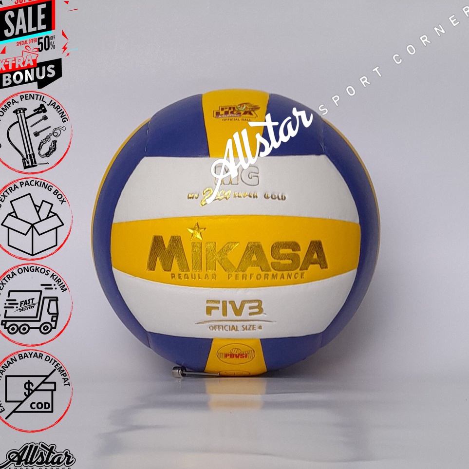 KODE Q93C Bola Voli Volly Voly MIKASA MV22 original training junior import Size 4