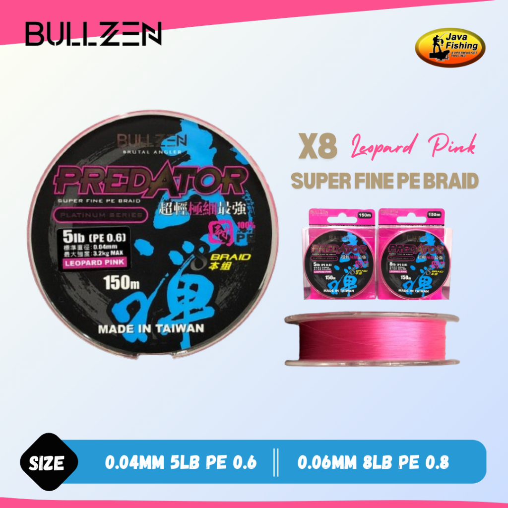 benang pe pancing BULLZEN PREDATOR X8 150M