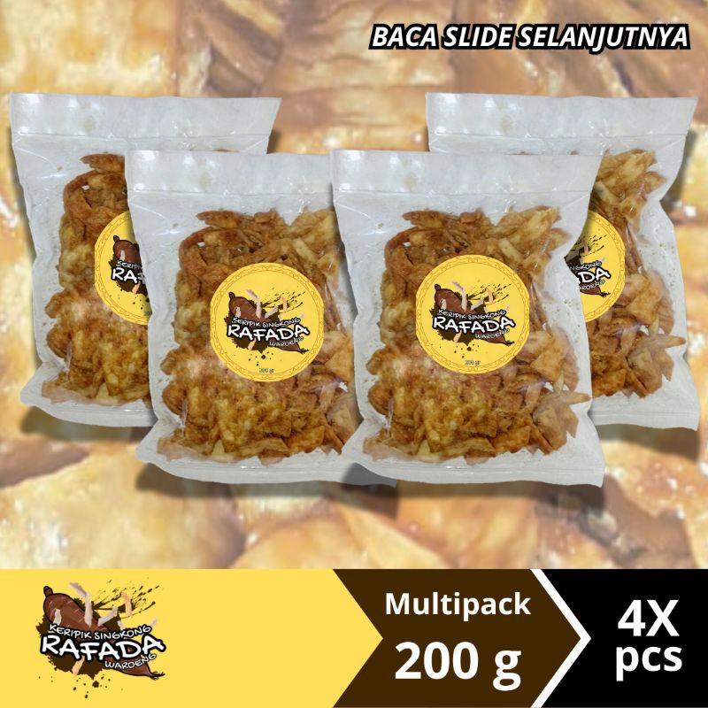 

Keripik Singkong Manis Gula merah Multipack isi 4 pcs // Manggleng singkong manis // Balung Khetek