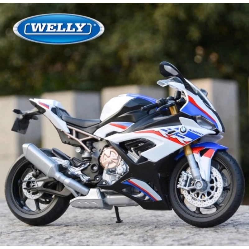 welly 1:12 BMW S1000RR putih