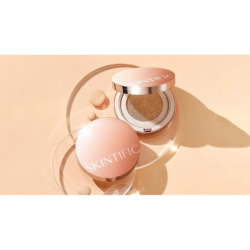 SKINTIFIC COVER ALL PERFECT CUSHION - High Coverage Dengan Formula Ringan Tahan Lama | BB Cushion SK