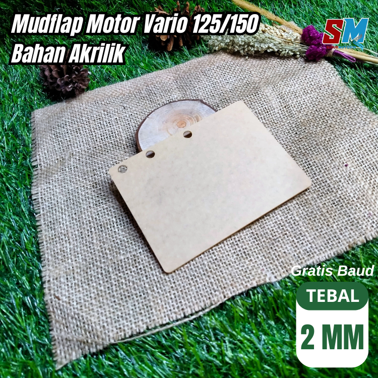 Mudflap akrilik Honda vario 125 /150 Mudflap Vario 125 150 Mudflap Penahan Lumpur Mudflap akrilik Ho