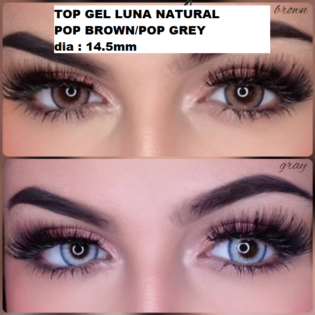 softlens TOP GEL LUNA NATURAL almond /cacao /pop grey /pop gold /pop brown