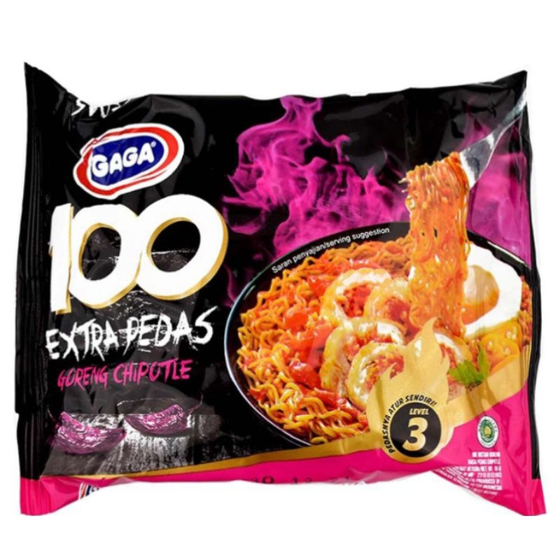 

mie gaga 100 goreng / kuah 5 pc