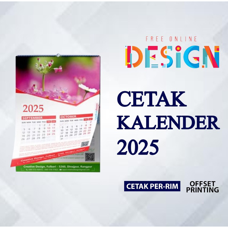

cetak kalender 2025 | cetak kalender custom | kalender dinding 2025 | kalender ukuran A3+