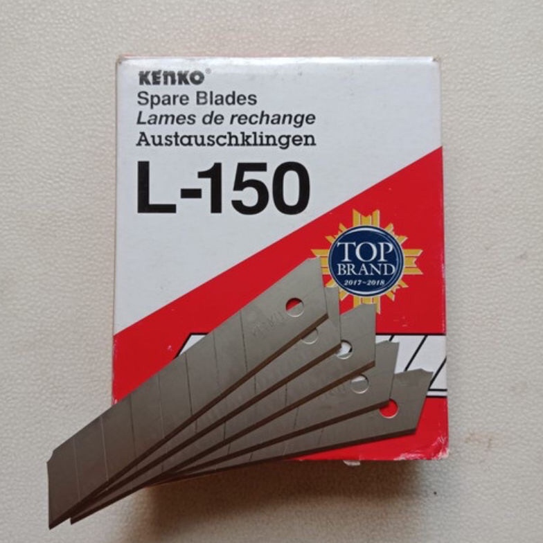 

KODE F4K4 Lusinan 12 Pcs Isi Cutter L15 Ukuran Besar Kenko 1 Pak 12 Tubes