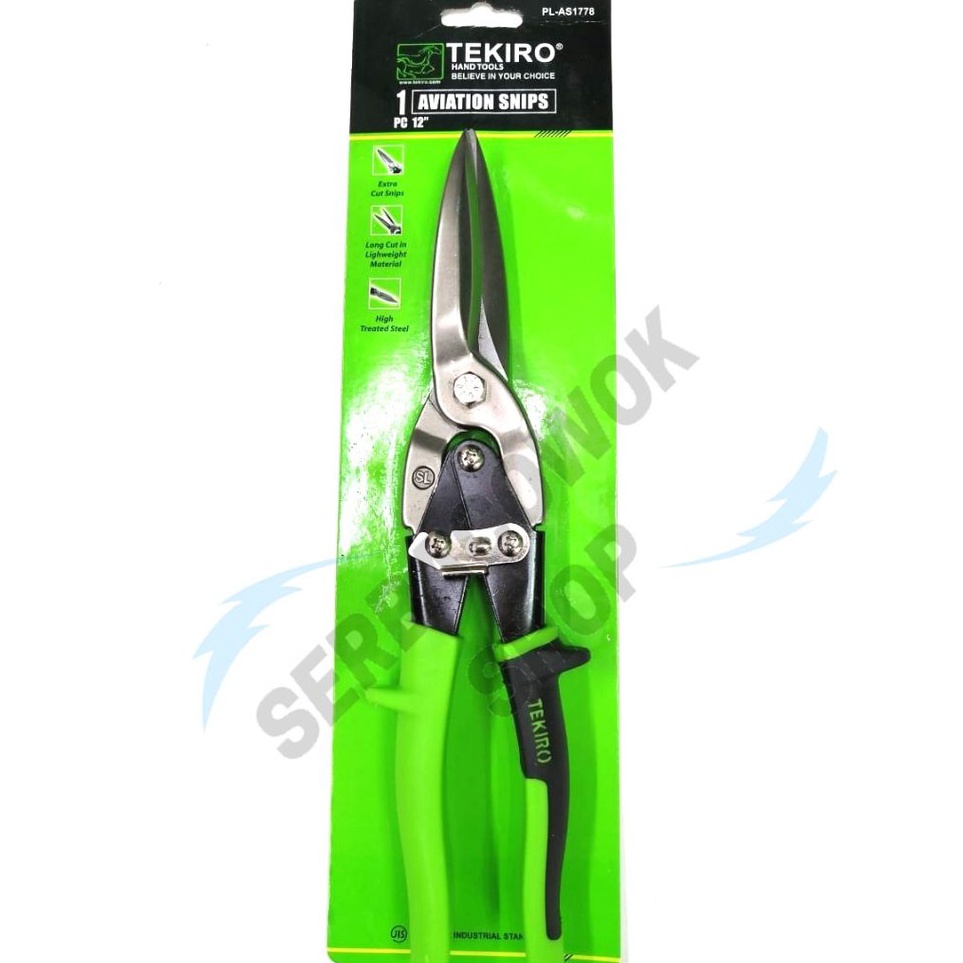 

KODE G5G6 Tekiro Gunting Hollow Baja Ringan Gunting Seng 1 Inch Lurus Aviation Snips Termurah Berkualitas